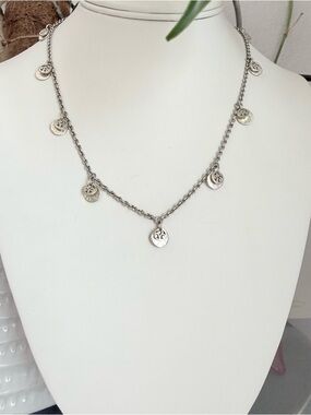 Lois Hill 925 Sterling Silver Reversible Necklace